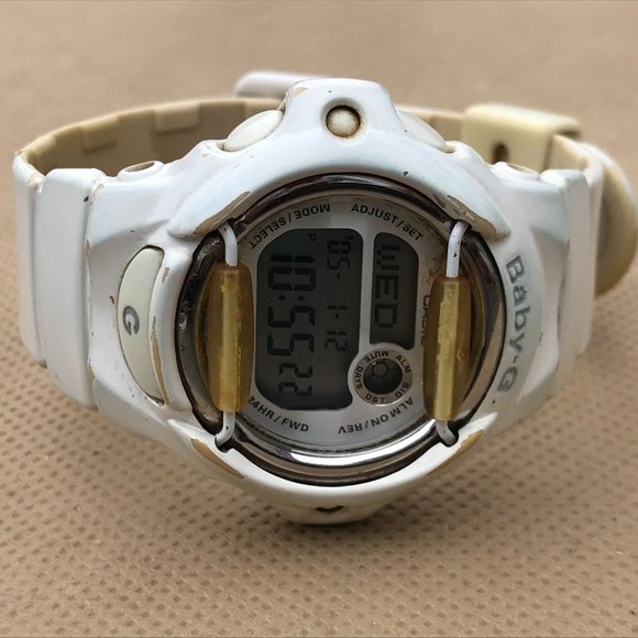 Casio Baby-G Watch Ladies White Sport Digital Wris - Picture 7 of 16